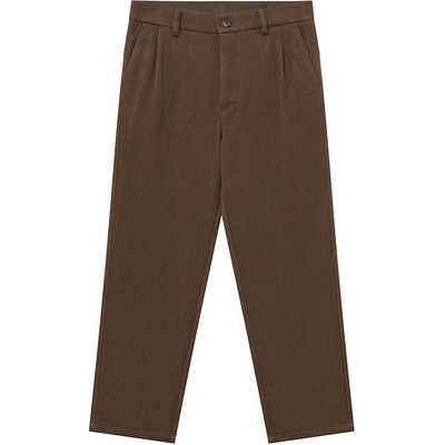 JDV商场同款咖啡色宽松休闲裤