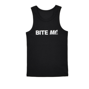 EK/EVILKNIGHT2026春夏“BITE ME”重磅字母印花螺纹双色基础背心