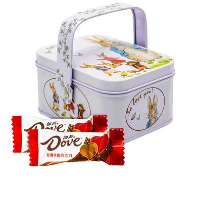 德芙丝滑牛奶巧克力小兔子礼盒