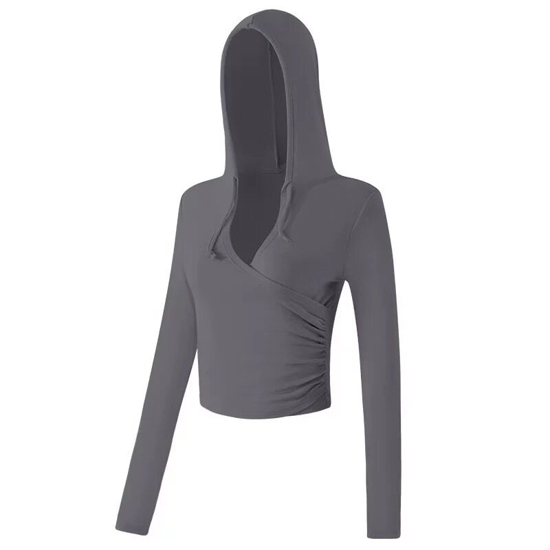 瑜伽服女速干跑步普拉提运动长袖