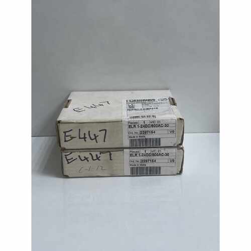 LOT 2 PCPHOENIX CONTACT ELR 124DC600AC30 ART.NO2297154
