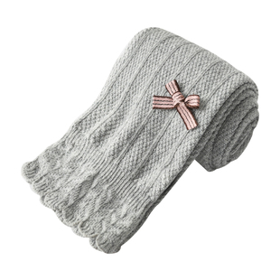 女童打底裤春秋薄款宝宝纯棉外穿洋气白色长裤夏季小儿童九分裤子