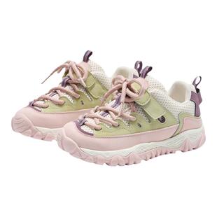 百丽童鞋儿童运动鞋2026春季新款女孩时尚休闲板鞋女童户外徒步鞋