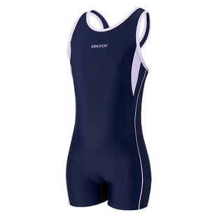 贵人鸟女童泳衣竞速专业训练2025新款女孩连体游泳衣泡温泉装备全