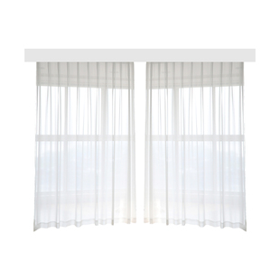 亚麻纱窗帘纱帘扶风纱透光不透人阳台纱防晒隔热客厅金刚纱幻影纱