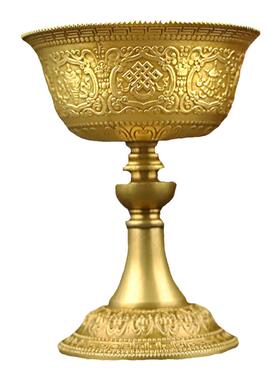 慧宝a款黄铜灯座小号桌面摆件