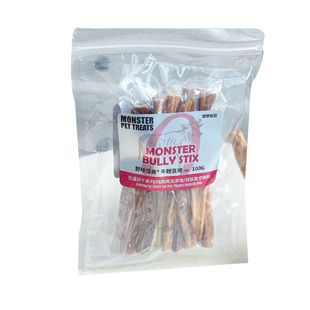 Monster宠物无添加风干兔脊牛鞭猪鞭磨牙洁齿骨耐啃解馋狗狗零食