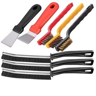 清洁五件套厨房小铲子钢丝缝隙刷工具刷子清洗刷锅神器油烟机铲刀