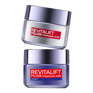 保税欧莱雅玻尿酸抗皱面霜日霜晚霜熬夜肌紧致补水正品