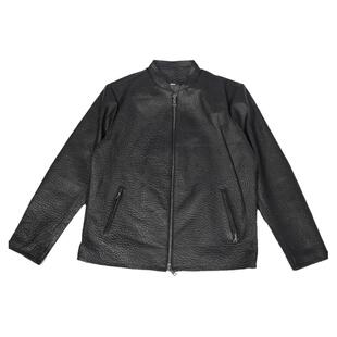 外贸日单真皮皮衣男士头层山羊皮商务休闲皮外套男修身立领皮夹克