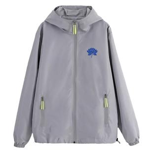 许巍明星同款蓝莲花无尽光芒音乐周边开衫夹克男女连帽外套上衣服