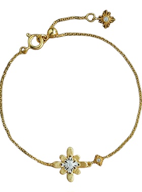 OOAK 白日日落烟花抽拉纯银手链 原创小众设计师复古高级气质默叙