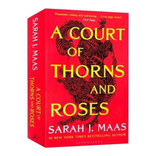 英文原版 A Court of Thorns and Roses 仙灵王庭纪1 荆棘与玫瑰的法庭 萨拉J马拉斯 英文版 进口英语原版书籍