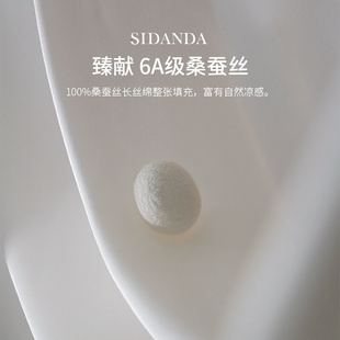 SIDANDA夏季 蚕丝被兰精天丝空调被夏被凉感可水洗桑蚕丝夏凉被子