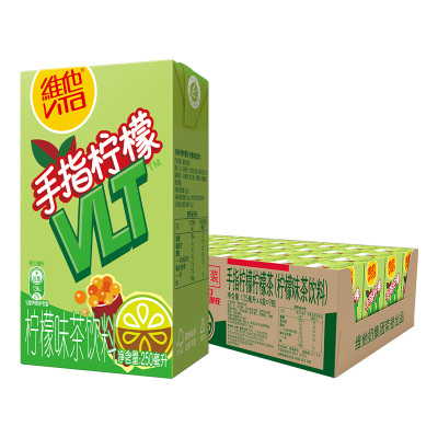 维他手指柠檬柠檬茶饮料250ml