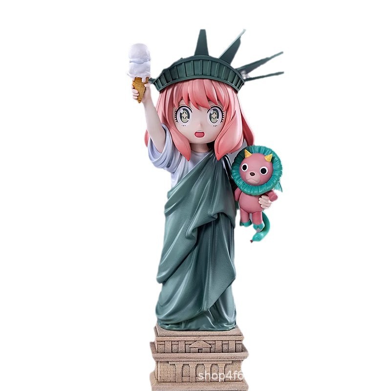 间谍过家家Mimo自由女神像阿尼亚手办模型美少女潮玩自由女神摆件