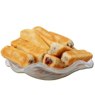 福建漳州平和特产元记枕头饼非麻枣闽南手工传统小吃糕点茶配