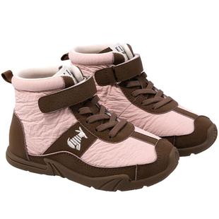 ELLEkids童鞋 高帮运动鞋女童秋冬季新款儿童棉鞋加绒保暖二棉鞋