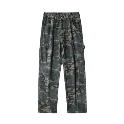 加厚保暖显瘦直筒秋冬工装青少年