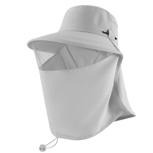 养蜂人全方位防晒帽女夏季遮脸面罩护颈一体遮阳帽户外登山钓鱼男