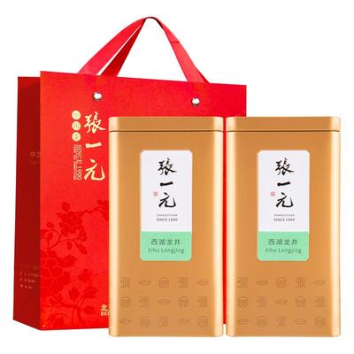 张一元明前西湖龙井200g罐装