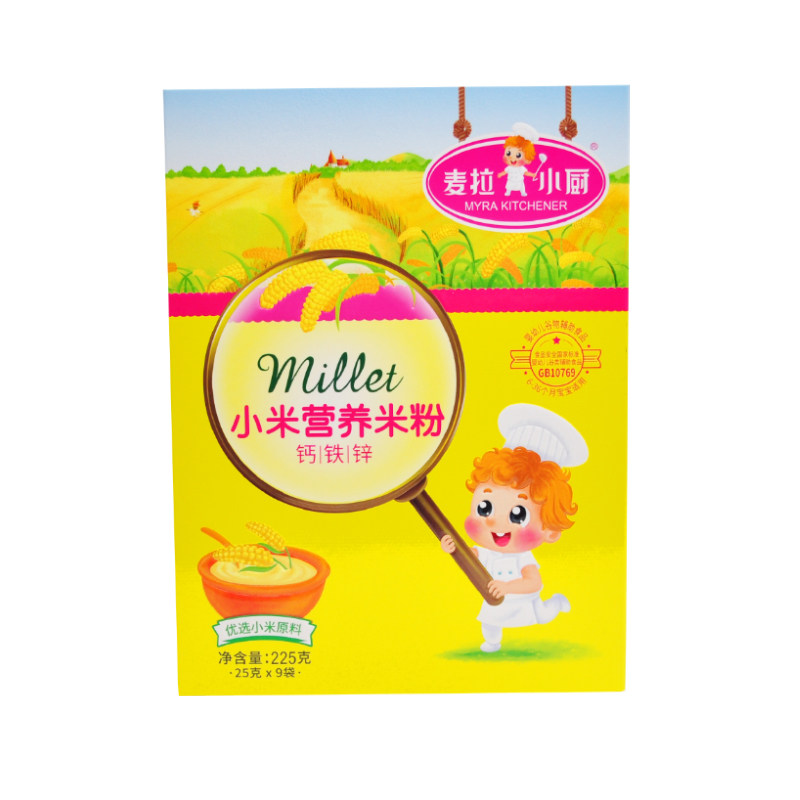 【麦拉小厨小米营养米粉】