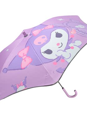 库洛米儿童雨伞安全圆角防戳凯蒂猫长柄女孩可爱晴雨伞上学专用