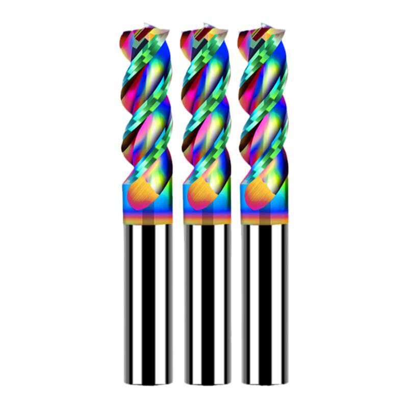 WiseTotem钨钢高光高效3刃铝用