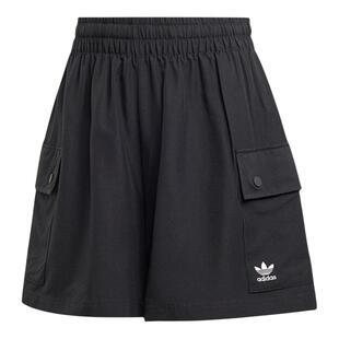 【自营】adidas阿迪达斯工装口袋五分裤中裤女运动梭织短裤JD1514