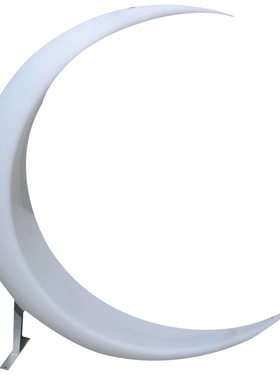 网红户外氛围灯月亮躺椅发光秋千落地月牙灯打卡景观春节装饰摆件