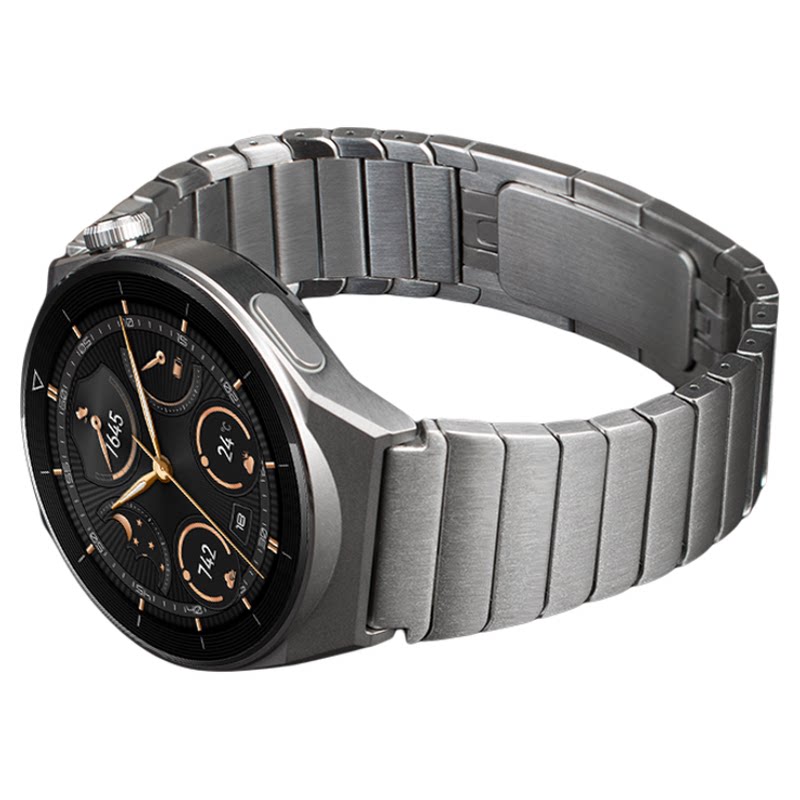适用gt7华为gt6手表表带gt4男watch4系列腕表新款gt5的手表带4pro高级感保时捷buds不锈钢运动gs3i