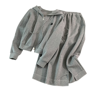 高级感休闲套装裙女春秋季减龄穿搭一整套连帽卫衣半身裙两件套裙