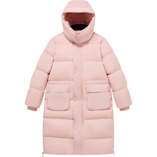 【三防长款鹅绒】英氏女童羽绒服长款过膝冬季儿童防寒保暖外套