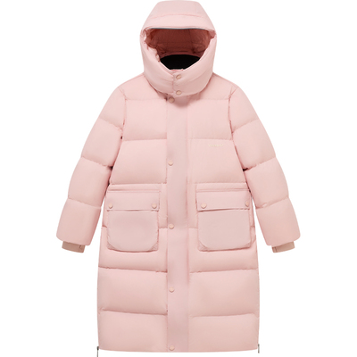 英氏长款男女童长款加厚鹅绒服