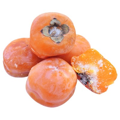 东北冻柿子磨盘柿冻水果