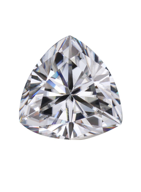 肥三角莫桑石八心八箭裸钻