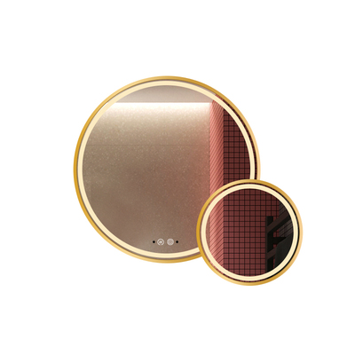 圆形铝合金框智能镜子子母圆镜