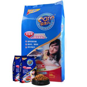 好主人海洋鱼味猫粮营养成年猫粮10kg猫咪主粮爱心猫食粮包邮20斤