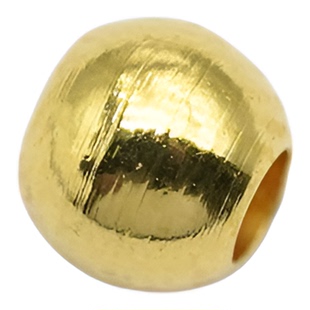 正品18k金圆珠光珠小金珠手链DIY配件（约3mm）不脱模【WT0279】