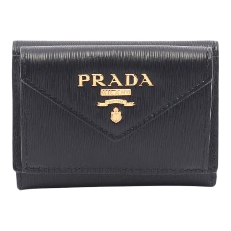 中古Prada普拉达短钱包