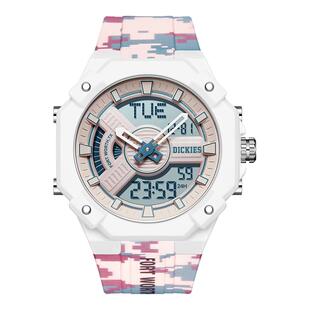 Dickies山野漫步手表户外迷彩礼盒多功能电子机芯30米防水腕表