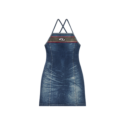 [折扣]DIESEL女士OVAL D牛仔连衣裙A173510ABCZ