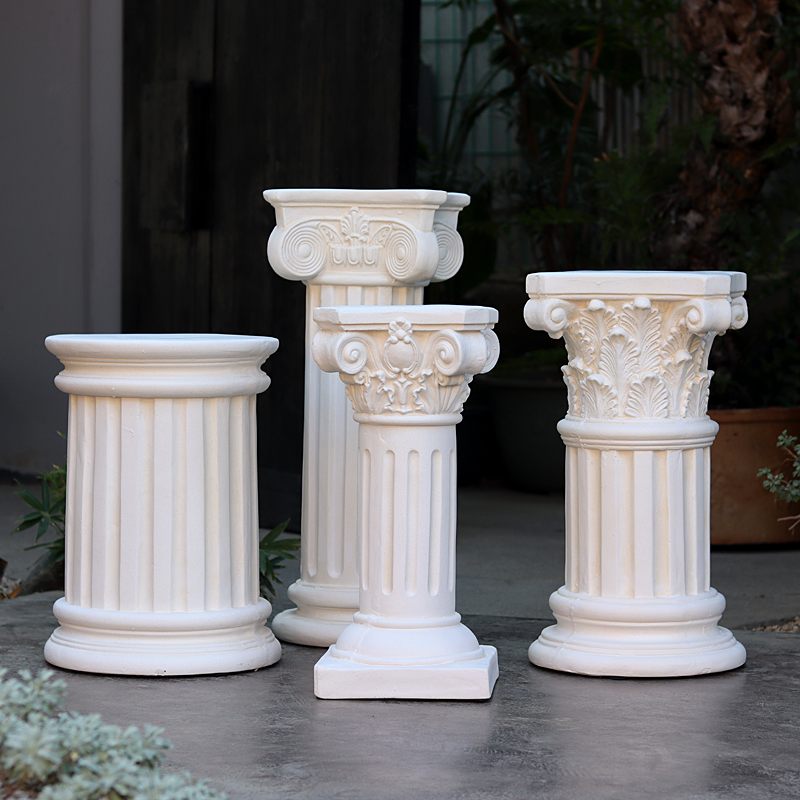 罗马柱装饰摆件复古欧式花园庭院婚庆展示台别墅布置户外花架底座