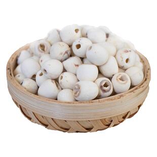 湘潭湘莲大颗粒磨皮通心白莲子干货500g无硫非兰州百合银耳莲子羹