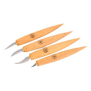 詹小山4件套木工DIY雕刻手工细节刀具高碳钢精细硬木削雕刻四件套