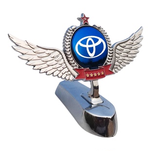 丰田卡罗拉威驰致炫锋兰达威立标改装立体车标外观机盖金属贴装饰