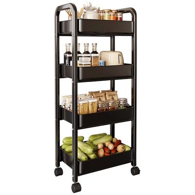 夹缝推车置物架双杆加固承重稳固