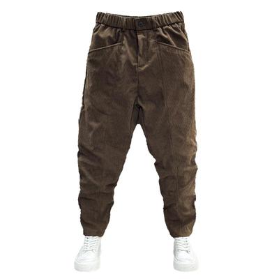 ZPK潮流百搭加绒灯芯绒休闲裤