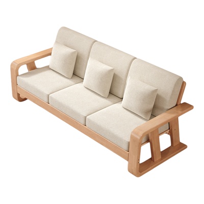 实木新中式组合客厅小户型