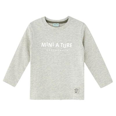 MINIATURE圆领印花轻薄长袖